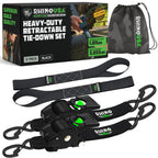Rhino USA Retractable Ratchet Straps