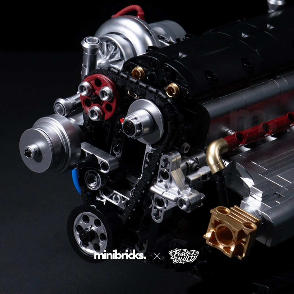 Minibricks® 2JZ Engine Building Set